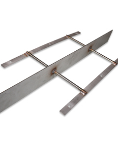 Drinking place divider SST 990mm double f/finishing